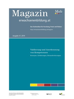 cover image of Validierung und Anerkennung von Kompetenzen. Konzepte, Erfahrungen, Herausforderungen